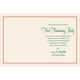 Holly and Berries Die-cut Side Pocket Invitations Image 2 of 2